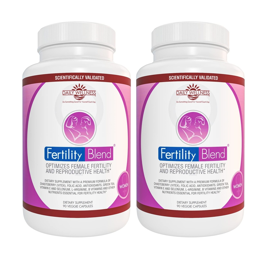 Günlük Wellness Fertness Kadınlar için Partness Supplements, Conception Fertness Prenatal Vitaminler, Conceive Progesterone Supplements, Cycle Support Conception Pills - 2 Pack