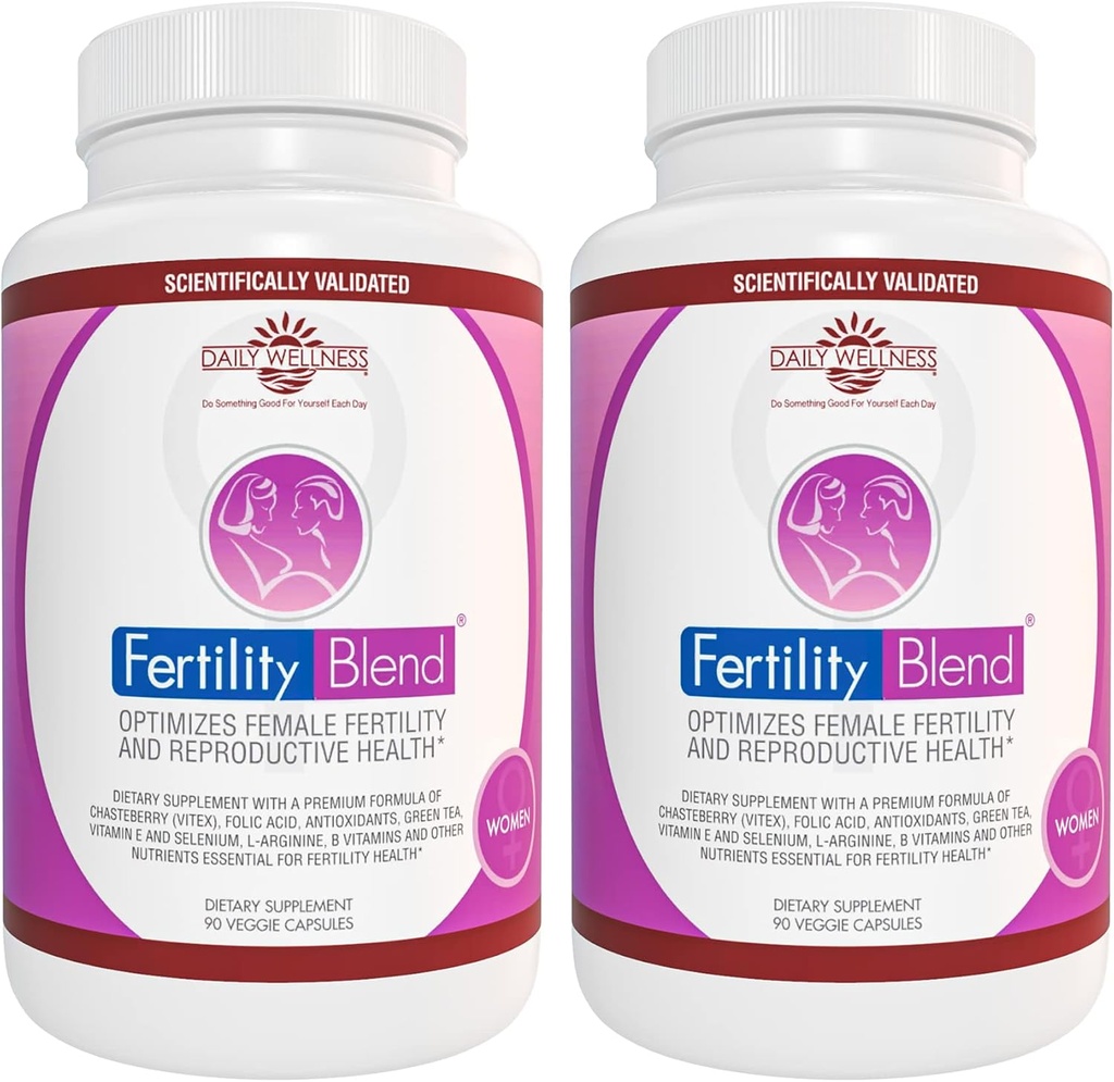 Günlük Wellness Fertness Kadınlar için Partness Supplements, Conception Fertness Prenatal Vitaminler, Conceive Progesterone Supplements, Cycle Support Conception Pills - 2 Pack