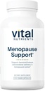 Vital Nutrients Menopause Support | Vegan Supplement for Women | Herbal Kompleks with Black Cohosh and Vitex Tree Berry for Hormon Balance Support* | Gluten, Süt, Soy Free | 120 Capsules