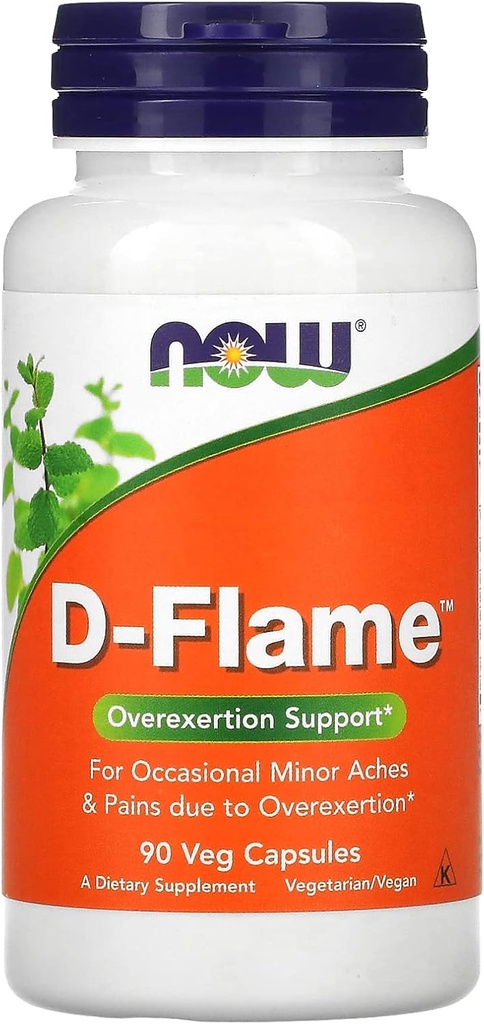 Τώρα Τροφές D-Flame 90 Vcaps