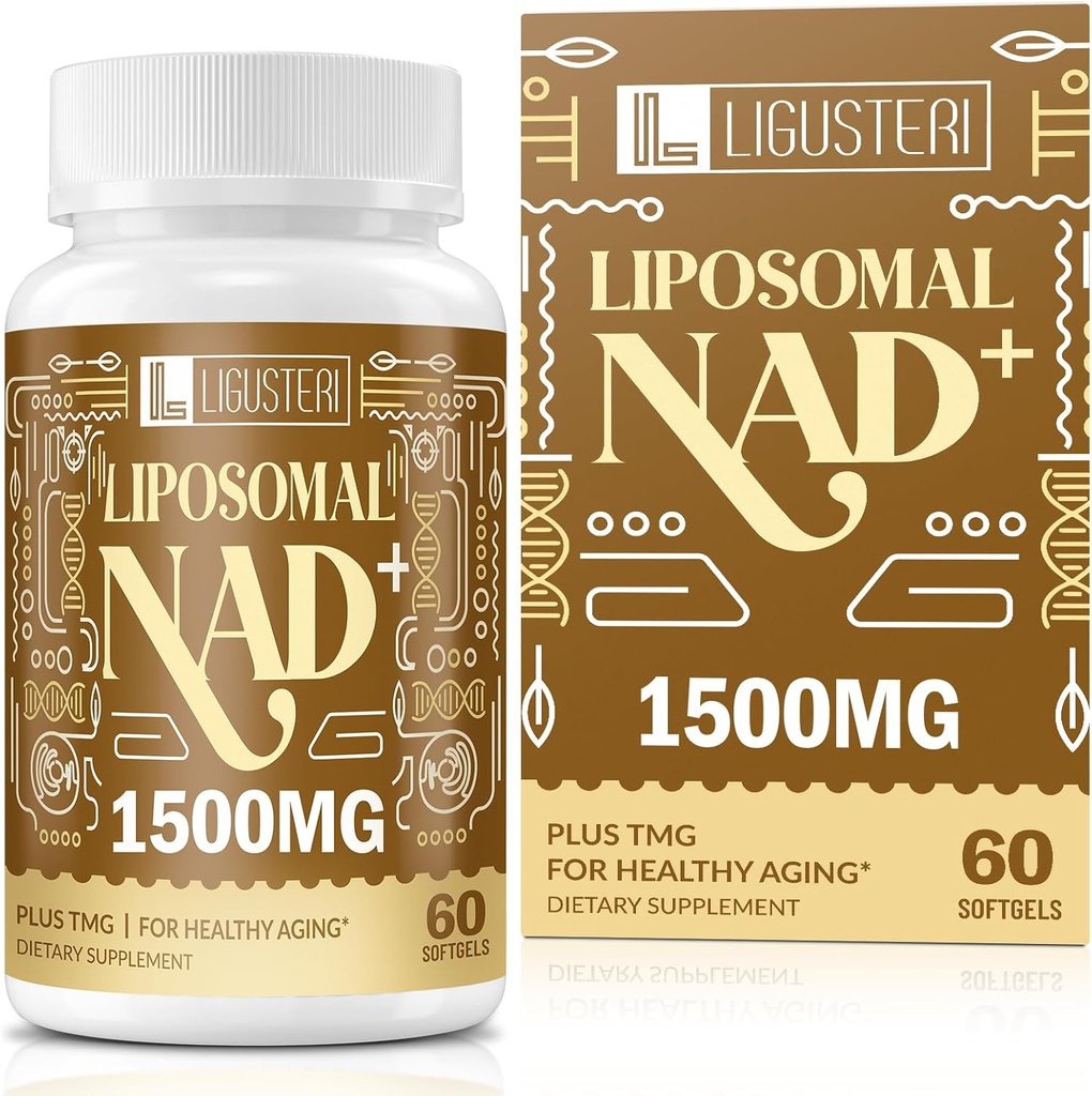 1500 MG Liposomal NAD+,% 98+ Aborpsiyon, NAD+ TMG ile Kadınlar ve Erkekler için, Aging Savunma, Hücre Enerji, Kalp ve Beyin Fonksiyonları, Longevity, 60 Softgels