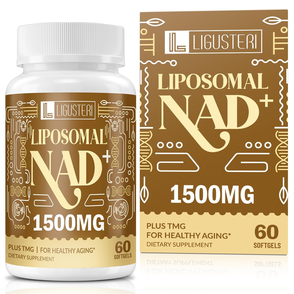 1500 MG Liposomal NAD+,% 98+ Aborpsiyon, NAD+ TMG ile Kadınlar ve Erkekler için, Aging Savunma, Hücre Enerji, Kalp ve Beyin Fonksiyonları, Longevity, 60 Softgels