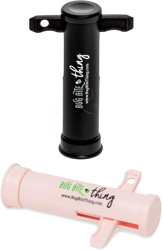 Bug Bite Thing Αναρρόφηση εργαλείο - Bug Bites και Bee / Wasp Stings, Φυσικό Insect Bite Relief, 2-Pack, 1 Black/1 Pink