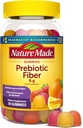 Nature Made Prebiyotik Fiber Gummies for Yetişkinler and Kids, Fiber Supplement for Digestive System Support, 90 Gummies
