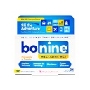 Bonine Non-Drowsy Hareket Hastalığı - Meclizine HCL 25mg ile Çekilebilir Tabletler - Nausea veya Hareket Hastalığı için Drowsy Tıp - Cruise Essentials - Raspberry Flavor, 32 Chewable Tabletler