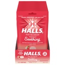 HALLS Throat Soothing (Önceki olarak HALLS Breezers) Kremy Strawberry Throat Drops, 12 Drops (300 Total Drops)