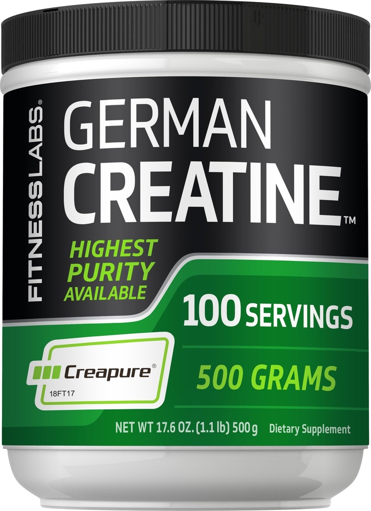 Fitness Laboratuvarları Alman Kretine Monohidrat Toz | 500 Grams | Krevale Fitness Supplement | Erkekler ve Kadınlar için | Unflavored | 100 Hizmet