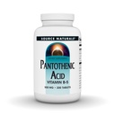 Source Naturals Pantothenic Acid 500 mg Vitamin B-5 Diyetsel Supplement - 200 Tablet