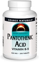 Source Naturals Pantothenic Acid 500 mg Vitamin B-5 Diyetsel Supplement - 200 Tablet