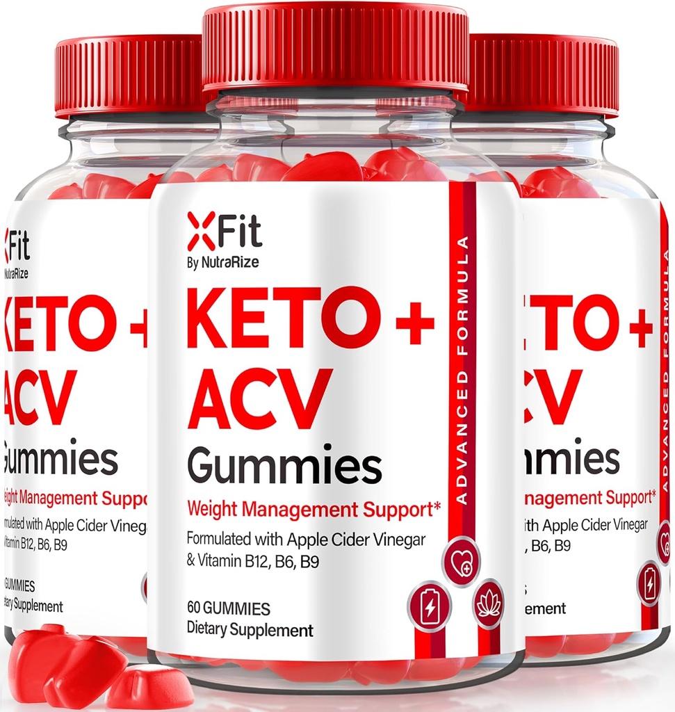 (3 Pack) Xfit Keto ACV Gummies, Resmi DW+ACV Kilo kaybı Formula, All Natural Apple Cider Vinegar 1000MG, X Fit Chem Plus ACV Gummy for Health and Fitness, Xfit ACV Keto Gomitas (180 Gummies)