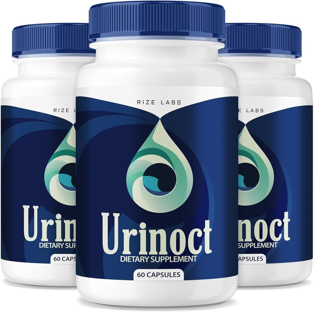 rize labs (3 Pack) Urinoc Prostate Supplement, Urinoct Bladder Health, Advanced Urinoct Prostate Function Formula, Urinoc Organic Herbal Blend Reviews, Urinoct Prostate Flush for Flow (180 Κάψουλες)