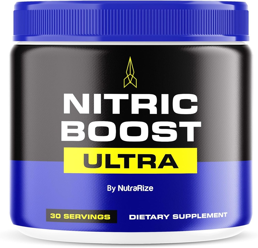 NutraRize Nitric Boost Ultra – Premium Daily Toz Toplantısı bir Jar'da, Enerji'ye yardım etmek, Doğal Circulation'ı desteklemek ve sizi takip etmek, Resmi İncelemeler (30 Hizmetler)