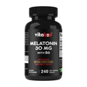B6 ile 30 mg - 240 Hızlı Dissolve Tabletler Yüksek Yeterli Uyku Desteği – Uyuşturucu Özgür, Doğal Citrus Flavor – Vegetarian, Non-GMO, Gluten-Free