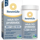 Yeni Yaşam Probiyotik Yetişkin 50 Plus Probiyotik Capsules, Daily Supplement Supports Urinary, Digestive and Immune Health, L. Rhamnosus GG, Dairy, Soy ve glutensiz, 30 Milyar CFU, 30 Count