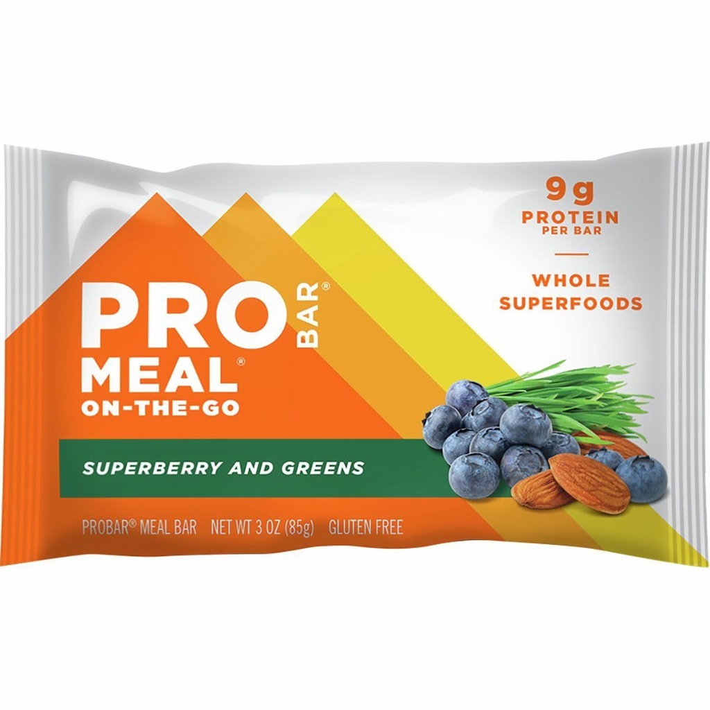 Probar Meal Bar - 12Pack Superberry & Greens, Bir Boyut