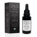 Vegan Mia - USDA Organik Spruce-Scented Beard Oil for Men, 3-in-1 Premium Grooming Oil with Argan Oil and more - For Beard growth and Care, Ode To The Beard Forest Sage Beard Oil, 1 fl ozz