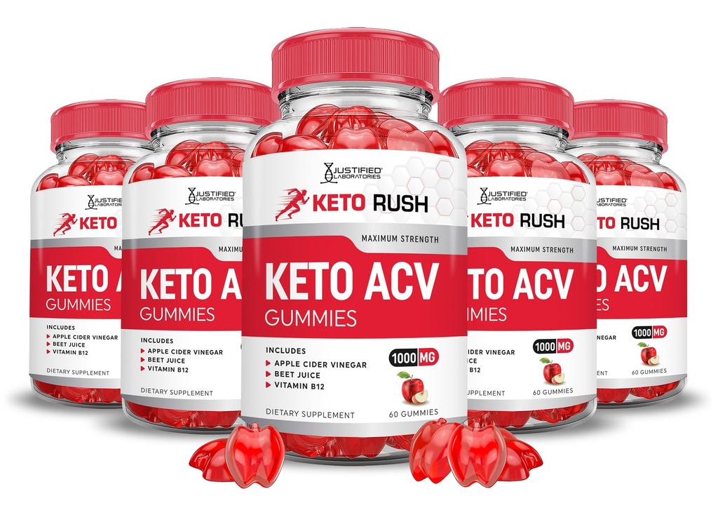 (5 Pack) Hızlı Formula 1000 ACV Gummies Gelişmiş Formula 1000MG Keto Rush Chem Gummies Apple Cider Vinegar Boost Formulated with Pomegranate Beet Juice B12 Vegan Non GMO 300 Gummys