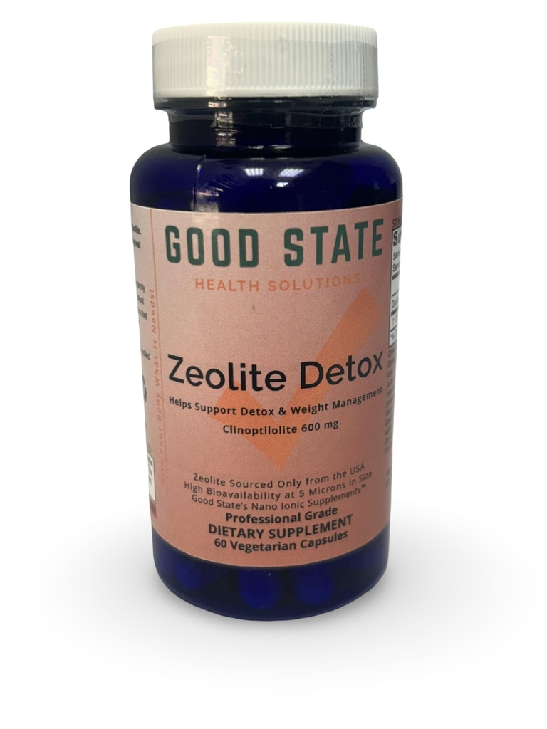 İyi Devlet Zeolit Detox - Veggie Capsule başına 600 mg - 60 Capsules - ABD Supply