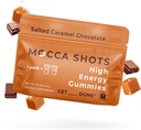 SGC, Ginkgo biloba ile en büyük 100 mg Caffeine, Pack başına 2 Gummies, 6-Pack Mocca Shots Salted Caramel Plant-Based nootropic Instant Energy with Ginkgo, Theobromine.