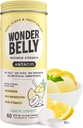 Wonderbelly Antacid, Etkili Kalpburn ve Anında Asit İndigestasyon Yardımı, Ekstra Kuvvetli Tabletler, 1000 mguba Karbonat, No Talc veya Dye, Lemon Sorbet, 60 Count
