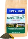 Life Line, Köpekler için Organik Okyanus Kelp Supplement, Cats & Horses | Boosts Coat Health, Reduces Shedding, Fights Plaque & Tartar, Supports Digestion, USDA sertifikalı - 5 lb