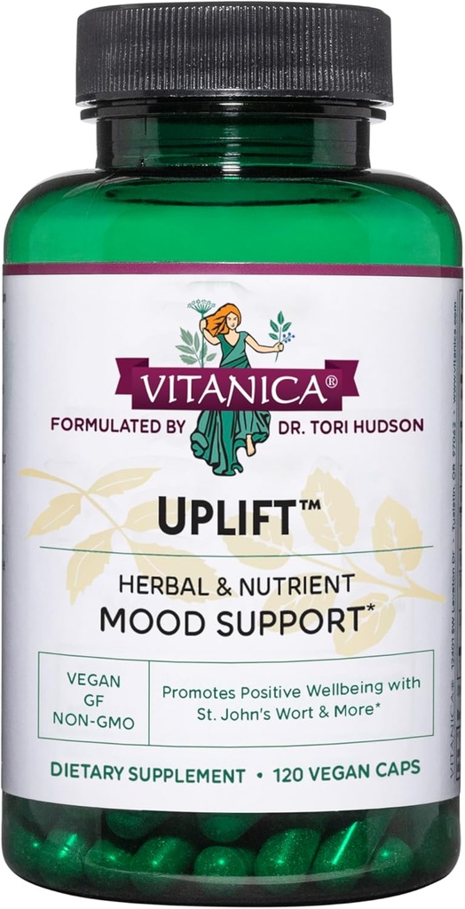 Vitanica Uplift, Mood και συναισθηματική υποστήριξη, Vegan, 120 κάψουλες