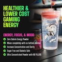 Gamer Supps, GG Energy Red Raspberry (100 hizmet) - Keto Friendly Game Energy and Nootropic Mix, Sugar Free + Organic Caffeine + Vitamins, Toz İçecek