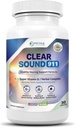 Clear Sound 911 Υποστήριξη για την ακοή Φόρμουλα, το αυτί και το μυαλό συμπλήρωμα υγείας, Υποστηρίζει Υγιεινή Ακουστική λειτουργία - 30 κάψουλες