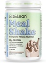 Fit & Lean Meal Shake, Fat Yanma, Protein, Fiber, Probiyotikler, Çikolata, 1lb, 10 Konteyner İçeriyor