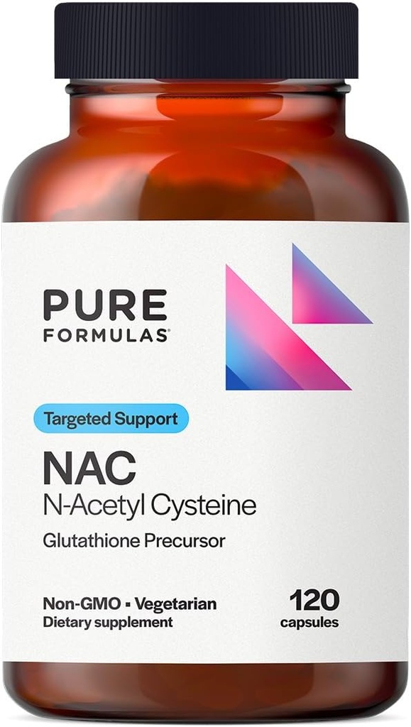 PureFormulas N-Acetyl-L-Cysteine - CAS συμπλήρωμα κάψουλες 900mg NAC, αντιοξειδωτικό Glutathion Precursor - Detox + αποκατάσταση προπόνησης, και ανοσοποιητική υποστήριξη - μη ΓΤΟ + συμπλήρωμα χορτοφάγων -120 κάψουλες