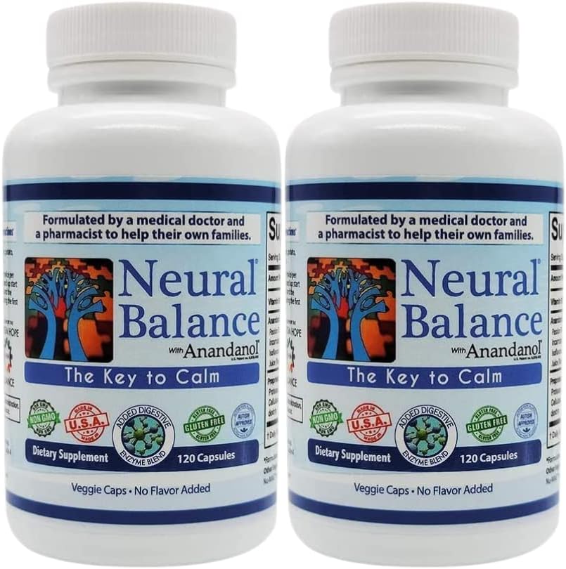NEURAL BALANCE Anandanol με ιδιόκτητο Digestive Enzyme Blend (Κάψουλες, 2 συσκευασίες)