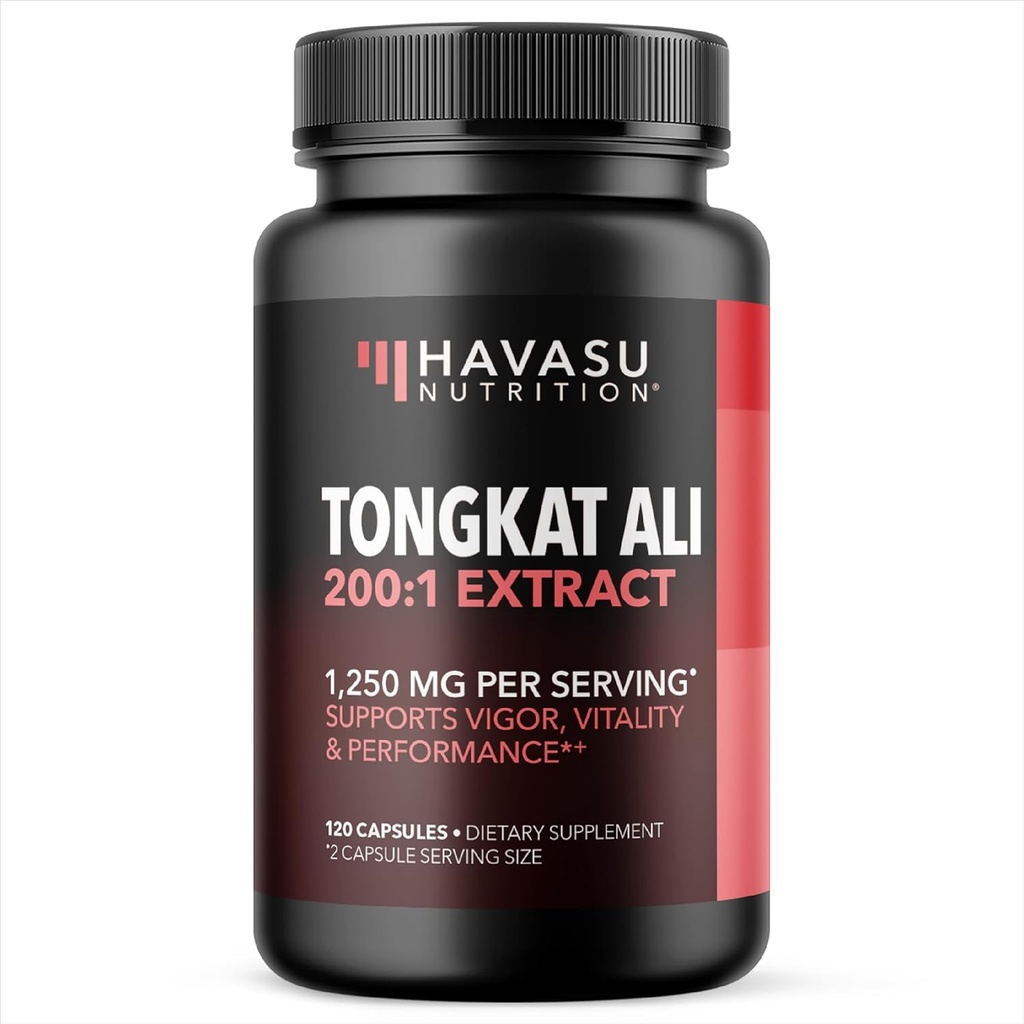 Tongkat Ali Longjack Capsules for Men - 1,250 mg Per Servis - Eurycoma Longifolia Extract 200:1 - Supports Male Health, Energy, and Performance - 120 - Count Non-GMO, Vegetarian - 2 Ay Supply