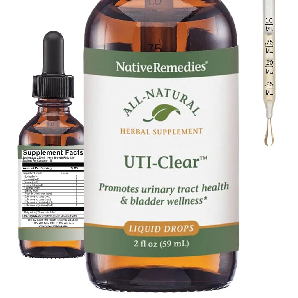 UTI-Clear for Urinary Tract and Bladder Health, 59 ml