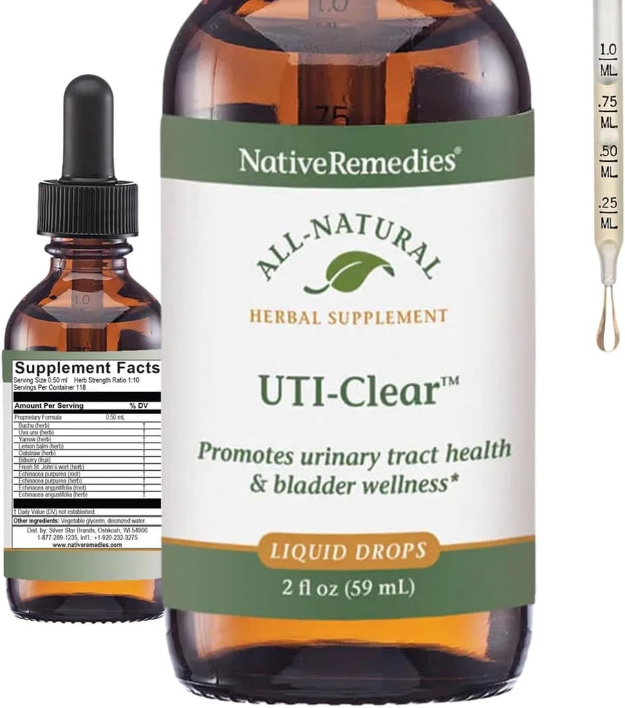 UTI-Clear for Urinary Tract and Bladder Health, 59 ml