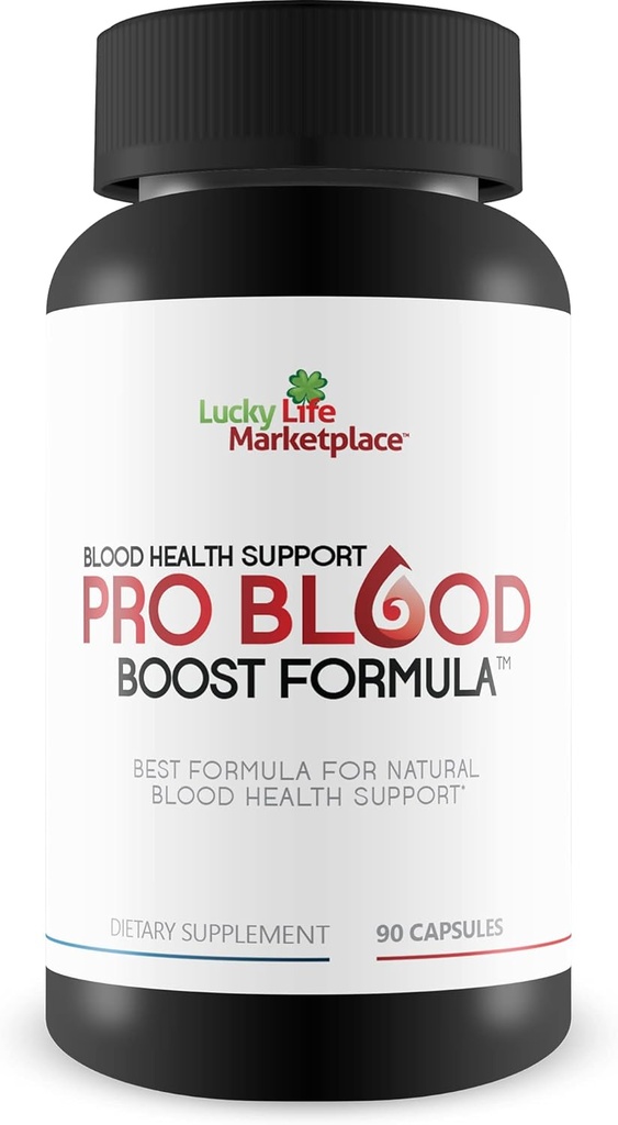 Υποστήριξη για την υγεία του αίματος Pro Blood Boost Formula - Συμπλήρωμα υποστήριξης για την υγεία του αίματος - Καλύτερη Φόρμουλα για τη φυσική υποστήριξη της υγείας του αίματος - Βερβερίνη, κανέλα, ψευδάργυρος - Προώθηση βελτιωμένη ροή αίματος φυσικά