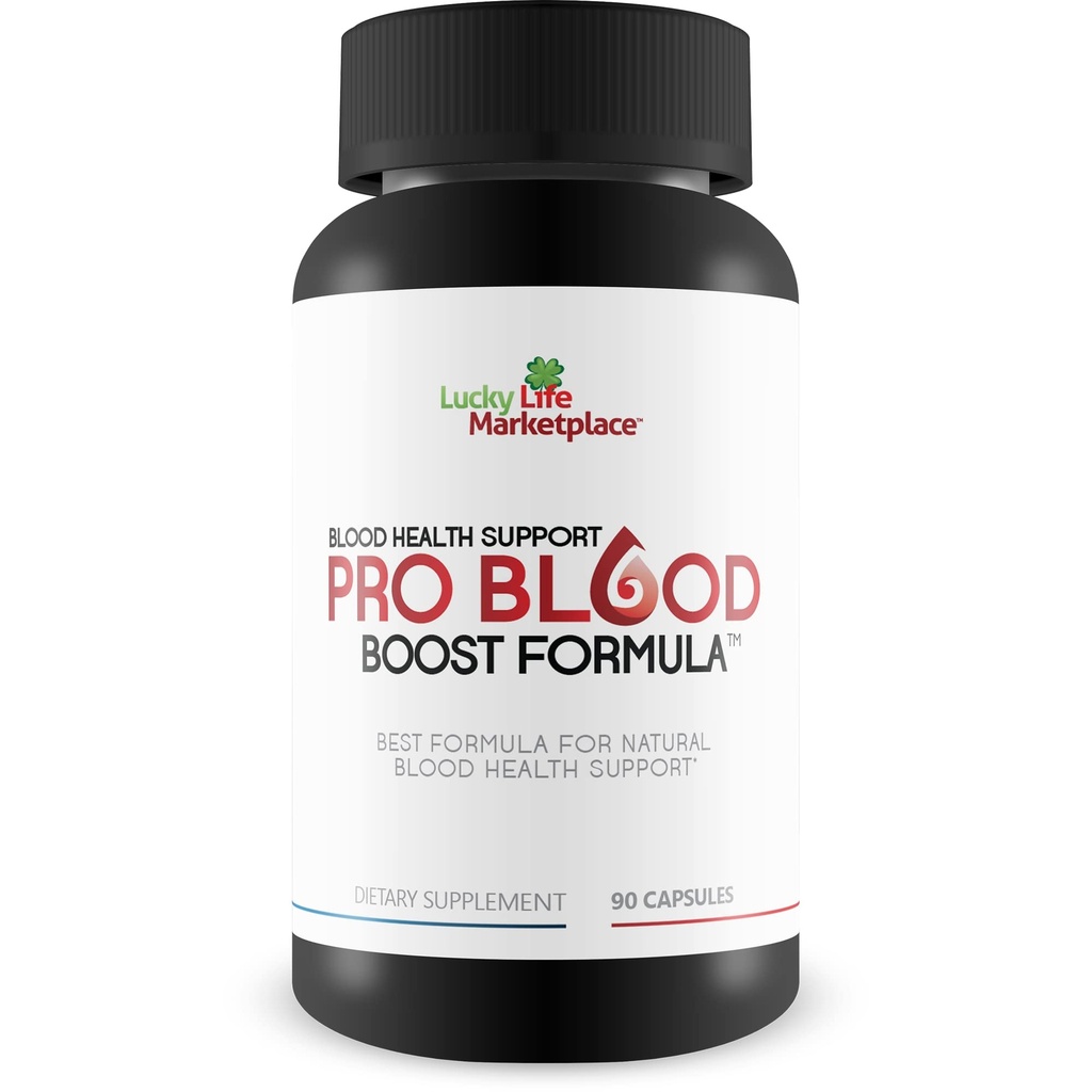 Υποστήριξη για την υγεία του αίματος Pro Blood Boost Formula - Συμπλήρωμα υποστήριξης για την υγεία του αίματος - Καλύτερη Φόρμουλα για τη φυσική υποστήριξη της υγείας του αίματος - Βερβερίνη, κανέλα, ψευδάργυρος - Προώθηση βελτιωμένη ροή αίματος φυσικά