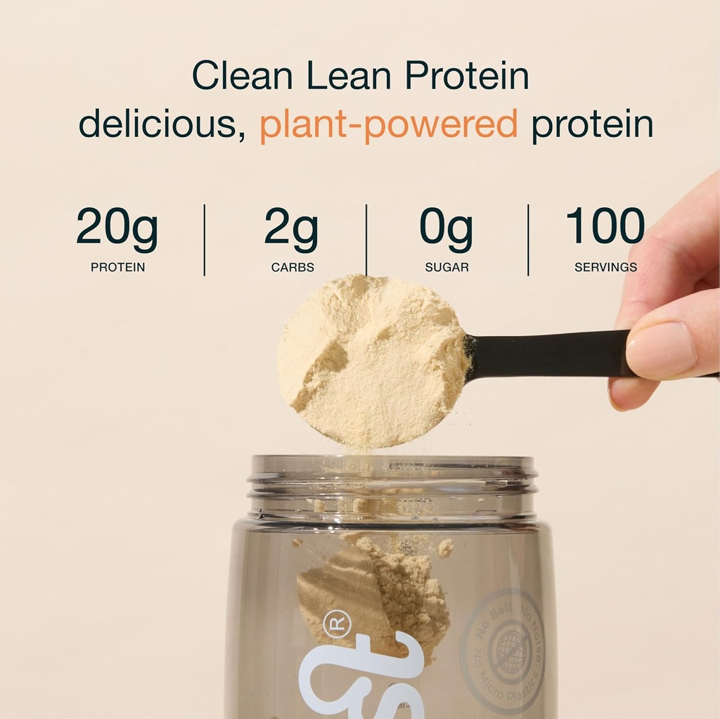 Nuzest - Pea Protein Toz - Temiz Lean protein, Premium Vegan Bitki Temel Protein Toz, Süt Ücretsiz, Gluten Free, GMO Free, Protein Shake, Rich, 100 Hizmet, 5.5 lb