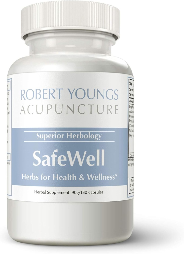 SafeE Herbal Wellness Formula (180 Capsules) | En Güçlü Hızlı Yardıma Yardımcı Olmak ve Sinus, Nose ve Headache Baskısı, Congestion, Mevsim Discomfort