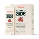 Ultimate Aloe Toz – Strawberry Kiwi Flavor, Supports Digestive Health, Immune System & Normal şifa, Toz Paketleri, 16 Packets, Gluten-Free, Vegan, Non-GMO