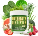 Daily Health, Ultimate Greens with MSM Toz, Vegan Dostu Doğal Malzemeler Gluten Soy Free NO GMO Superfood Sebze Beslenme İçmek Enerji 8oz 1 Pack (1 Ay Supply)