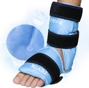 REVIX Ayak Ağrısı Yardımı ve Ayaklar Için Buz Paketi, Reusable Gel Buz Soğuk Paketler Ahilles Tendonitis, Plantar Fasciitis, Sprate Ankles ve Heels