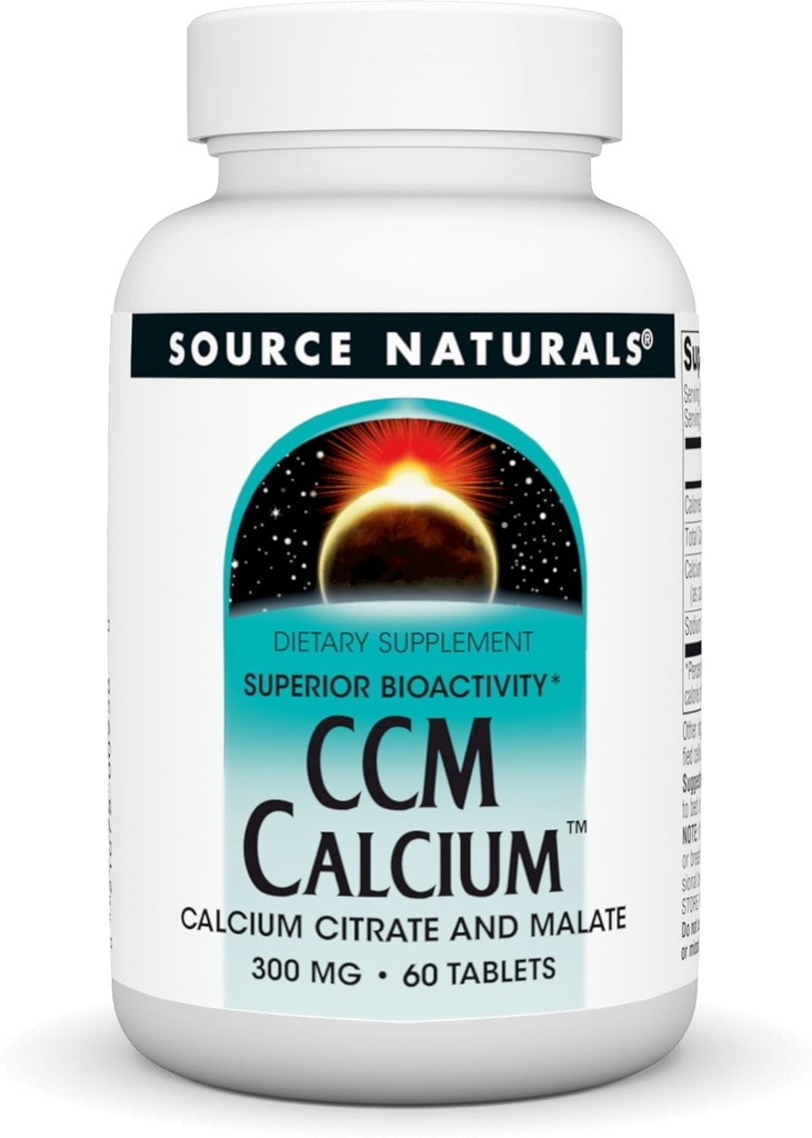 Source Naturals CCMelli -dis Citrate ve Malate - 300 mg - 60 Tablet