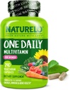 NATURELO μία καθημερινή πολυβιταμίνη για τις γυναίκες - Ενεργειακή υποστήριξη - ολόκληρο συμπλήρωμα διατροφής για τα μαλλιά, δέρμα, νύχια - μη-GMO - Χωρίς σόγια - Χωρίς γλουτένη - 240 κάψουλες 