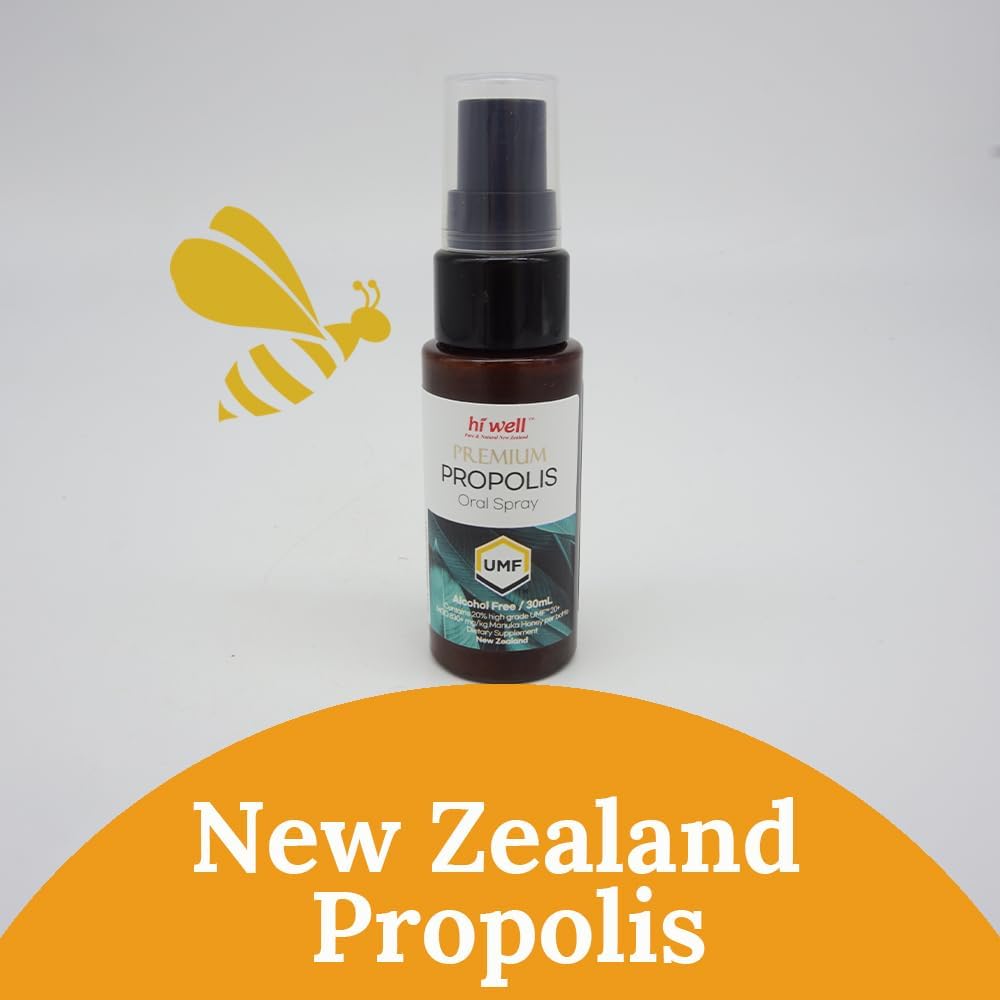 (Συσκευασία των 3) Hi Well Premium Propolis MGO 830+ στοματικό σπρέι 30ml
