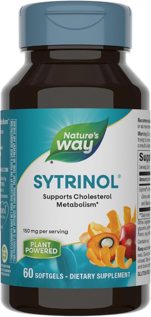 Nature's Way Sytrinol Cholesterol Control; Premium Mix; 60 Softgels