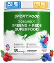 Organik Yeşiller ve Reds Superfood Toz | Karma Berry Flavor | 25+ Süper Meyveler & Veggies, Beets, Prebiyotikler | Enerjilendirici, Antioksi-Rich, Keto-Friendly Smoothie Mix | 35 Servisler
