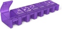 EZY DOSE Soft Touch Weekly (7 Günlük) Pill Case, Tıp Planlayıcı, Vitamin Organize Kutusu, Günlük Planlayıcı, XL Karşılaştırmalar, Kullanımı Kolay ve Kolay, Etiketli Lidlar, Renk Vary, BPA Ücretsiz