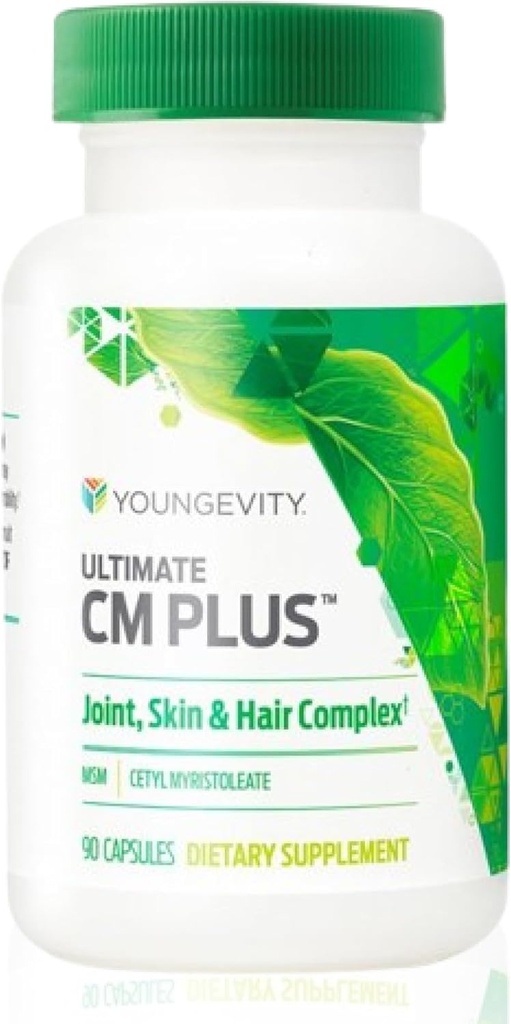 Youngevity Ultimate CM PlusTM - Patentli Ortak Sağlık Desteği ve Ağrı Desteği Tamam MSM & Cetyl Myristoleate - Kas ve Ortak Sağlık CMComplex - (90 Capsules)