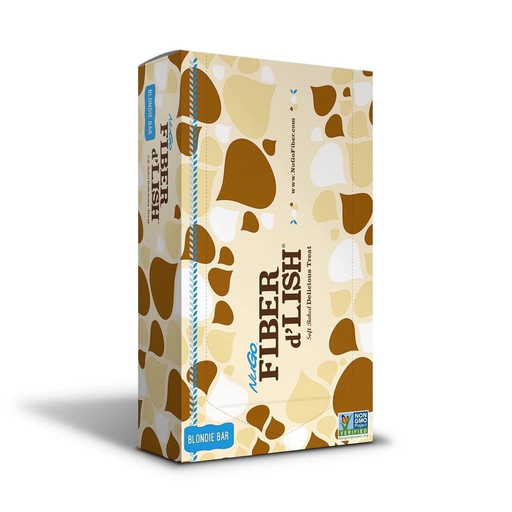 NuGo Fiber d'Lish Pondie, 12g High Fiber, 160 Calories, 16 Kont