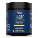 Sağlık Mantıkları Colostrum Chews-Colostrum% 25 IgG for Gut Health, Immune Support, Saç Büyüme, Vanilla Flavor, 90 Hizmet, Tüm Bovine Colostrum Superfood